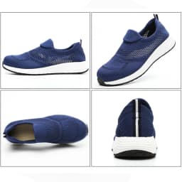 Summer Lightweight Work Sneakers Steel Toe Men Women Tennis Work Safety Shoes Breathable Construction Shoes Work Boots Footwear