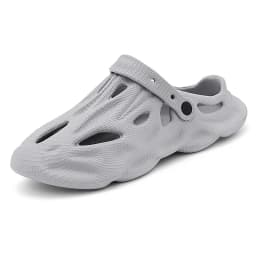 Litfun Summer Clogs Sandals For Men New Outdoor Soft Botton Beach Slippers Anti-slip EVA Garden Shoes Fashion Hollow Hole Shoes
