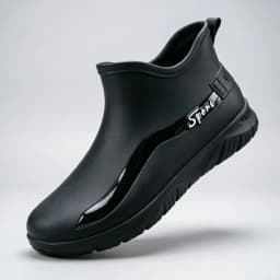 Men's Fashionable Anti-Slip Rain Shoes