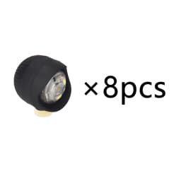8PCS LED Shoe Lights Charms PVC Sandal Buckle Accessories for Clogs Garden Shoes, 3 Lighting Modes Headlight Decor for Sandals