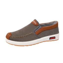 2026 Men's Woven Shoes Plus Size 48 Male Loafers Casual Comfortable Sneakers Slip On Leisure Shoes Lightweight Vintage Flats