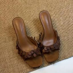 Designer Women's Slippers High Heels Shoes New Sandals Woman Summer Elegant Dress Shoes Casual Comfort Pumps Mujer Flip Flops
