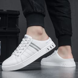 2026Summer Men's Casual Slippers Comfortable High-Quality Fashion Flat Sneakers Brand New Half Slippers for Men