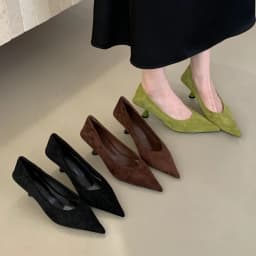 Bailamos Autumn Pointed Toe Women Sandals Sexy Shallow Slip On Pumps Shoes Fashion Thin High Heel Ladies Elegant Dress Shoes