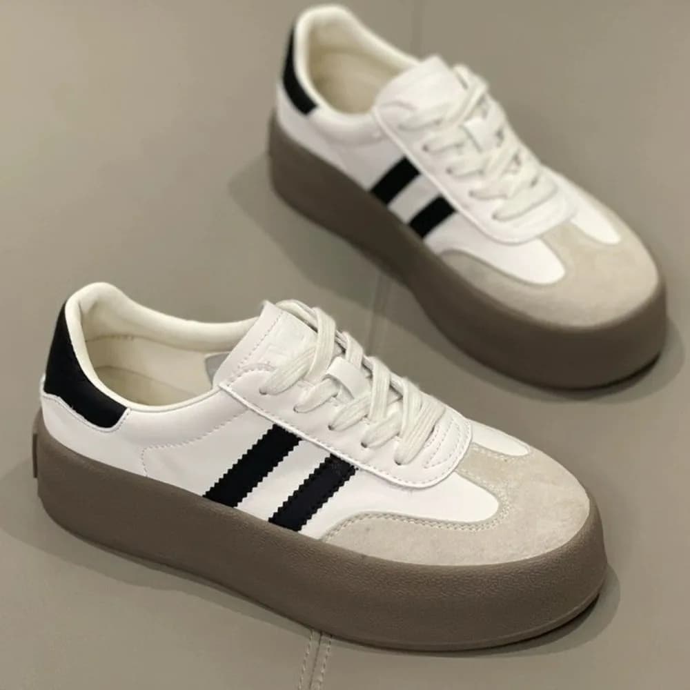 Sports shoes thick sole casual board shoes women 2026 new everything soft sole inside increase de training shoes