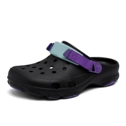 Summer Men's Hole Shoes Breathable Non-Slip Garden Shoes Baotou Sandals Dual-Purpose Beach Shoes Outdoor Leisure Slippers