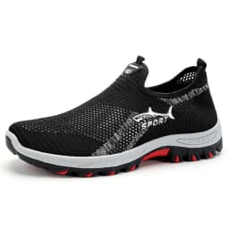 Men's Summer Mesh Shoes Breathable Lightweight Casual Sneakers Outdoor Walking Hiking Footwear 2026 New