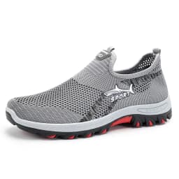 Men's Summer Mesh Shoes Breathable Lightweight Casual Sneakers Outdoor Walking Hiking Footwear 2026 New