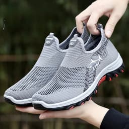 Men's Summer Mesh Shoes Breathable Lightweight Casual Sneakers Outdoor Walking Hiking Footwear 2026 New