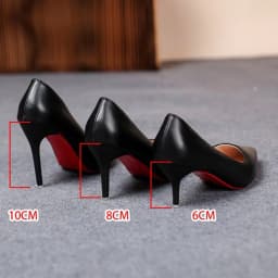 Sexy Pointed Toe Patent Leather High Heels Temperament Girl Sole Party Dress Stiletto Pumps Classic Black Work Single Shoes
