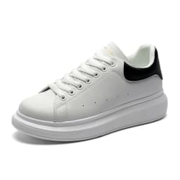 Men's breathable lightweight white shoes spring summer soft-sole comfort walking casual shoes fashion student sports baord shoes