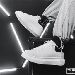 Men's breathable lightweight white shoes spring summer soft-sole comfort walking casual shoes fashion student sports baord shoes