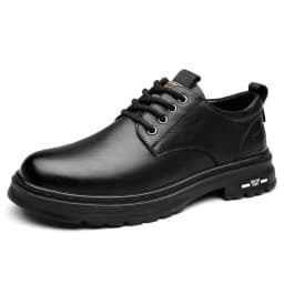 2026 Autumn Men Business Casual Soft Leather Shoes Comfortable Sole British Style Fashion Work Shoes