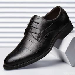 New Mens Business leather Shoes Soft soled comfortable formal shoe Casual versatile work footwear Fashion light Male shoes Homme