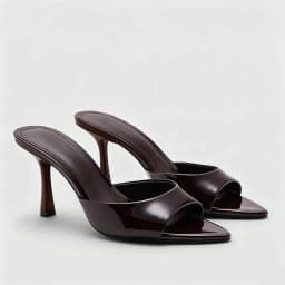 **Fashionable Hot Selling Fish Mouth Comfortable Banquet High-heeled Slippers Summer New Round Headed Sexy Casual Sandals Women