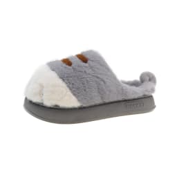 New Adorable Kitty Claw Slippers Women's Home Shoes Non Slip Furry Mules Female Fashion Warm Fluffy Slides Outdoor Cat Slippers