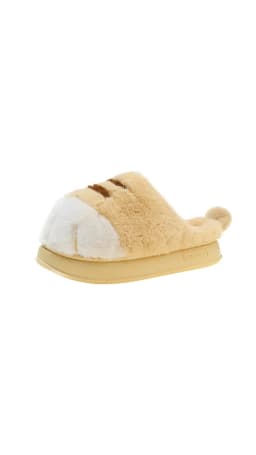 New Adorable Kitty Claw Slippers Women's Home Shoes Non Slip Furry Mules Female Fashion Warm Fluffy Slides Outdoor Cat Slippers