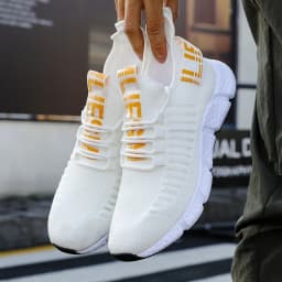 Summer Men Sneakers Lightweight Breathable Mesh Outdoor Casual Shoes Fashionable Tennis Training Shoes Men's Free Shipping