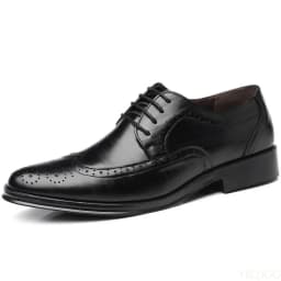Large size fashionable men's office formal shoes low cut daily comfortable pointed multifunctional men's wedding men's shoes