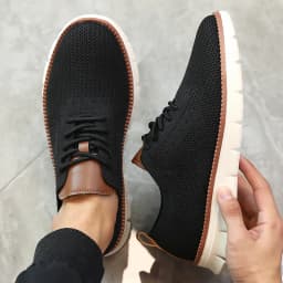 Ultra-Light Casual Knitted Shoes for Men Breathable Slip-Resistant Sneakers 2025 Flexible Soft Sole Trendy Comfortable Shoes Men