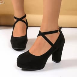 Women's High Heels Shoes Dress Pumps Strap Heeled Party Wedding Office Shoes Female Big Size 2026