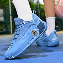 Men's Athletic Basketball Sneakers Breathable Cushioning Non-Slip Wearable Gym Training Running Shoes for Men