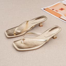 Women Slippers Fashion Square Toe Designer Pinch Toe Sandals 2026Summer New Women Flip-flops Quality Leather High-heel Slippers