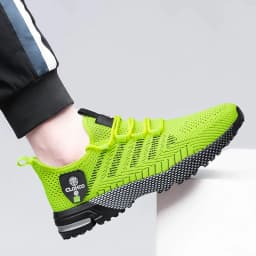 CLOHOO-en's Lightweight Knit Joggers - Breathable Road Running Shoes & Comfortable Daily Walking Sneakers.
