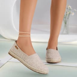 2026 Summer Comfortable Canvas Flat Shoes Women Breathable Non-Slip Espadrille Shoes Solid Color Shallow Casual Flats