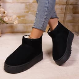 Real Sheepskin Wool Low-cut Warm Comfortable Shoes Women Fashion Short Shoes 2025 New Winter Warm Boots Fur Ladies Snow Boots