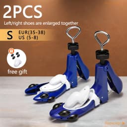 Repacego 1/2 Pcs Shoe Stretcher Shoe Trees Universal Unisex Men Women Adjustable Length Width high low top shoes Extender Keeper