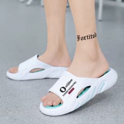 New Men's Massage Slippers Indoor Outdoor Sandals Beach Casual Shoes Comfortable Slides Men Women Home Slippers Big Size 46 47