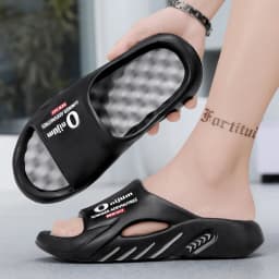 New Men's Massage Slippers Indoor Outdoor Sandals Beach Casual Shoes Comfortable Slides Men Women Home Slippers Big Size 46 47