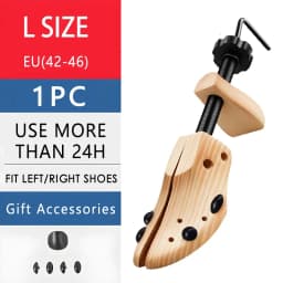 Repacego 1/2 Pc Wooden Shoe Trees Adjustable Shoe Stretcher Expander Men Women Unisex Length Width shoes Extender Keeper Heels