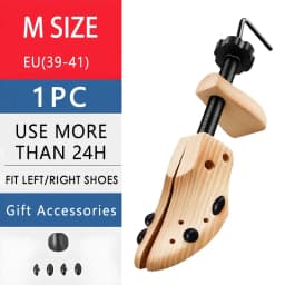 Repacego 1/2 Pc Wooden Shoe Trees Adjustable Shoe Stretcher Expander Men Women Unisex Length Width shoes Extender Keeper Heels