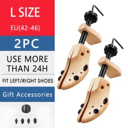 Repacego 1/2 Pc Wooden Shoe Trees Adjustable Shoe Stretcher Expander Men Women Unisex Length Width shoes Extender Keeper Heels