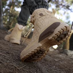 New High Quality Leather Men's Work Boots High Help Men Desert Combat Boots Outdoor Non-slip Hiking Shoes Men Motorcycle Boots