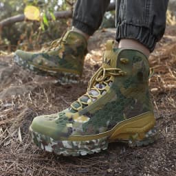 New High Quality Leather Men's Work Boots High Help Men Desert Combat Boots Outdoor Non-slip Hiking Shoes Men Motorcycle Boots