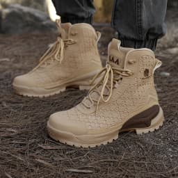 New High Quality Leather Men's Work Boots High Help Men Desert Combat Boots Outdoor Non-slip Hiking Shoes Men Motorcycle Boots