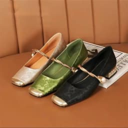2026 Hot Sale Women's Versatile French Style Shallow Mouth Single Shoes Casual Lightweight Mary Jane Shoes