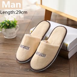 6 Pairs/Lot Winter Slippers Men Women Kids Disposable Hotel Slippers Home Slides Travel Sandals Hospitality Guest Footwear Shoes