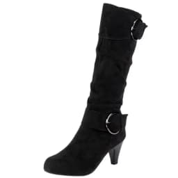 Knee-high Zipper Women's Modern Boots Women's Shoes High Quality New Pointed Toe Solid English Style Fashion Casual Plus Size 43
