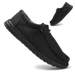 Plus Size Men's Solid Color Breathable Slip On Classic Loafer Shoes Comfy Casual Durable Lightweight Walking Shoes