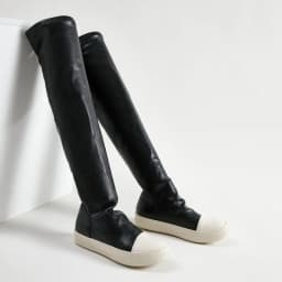 Stretch Over The Knee Boots Women Thick Bottom Platform Height Increasing Designer Long Boots Large Size All Match Botas Casual