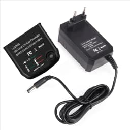 ABFKW Li Battery Charger for Black Decker 10.8V 14.4V 20V LBXR20 LB20 LBX20 LBX4020 Electric Drill Screwdriver Tool,EU Plug