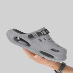 Men's Hollow Slippers, Men's Summer Outer Wear, New Trendy Thick-Soled Wear-Resistant, Non-Slip, Non-Stinky Feet, Two-Wear Boys' Slippers