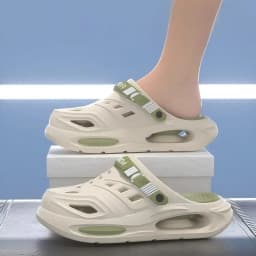 2026 Men's And Women's Cave Shoes Fashion Breathable Sandals With Removable Insoles Non-slip Cushioned Thickened Soft Slippers