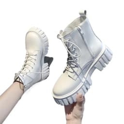 New Women Leather Face Boots Outdoor nonslip walking shoe Fashion comfort soft soled boots casual female shoes Mujer