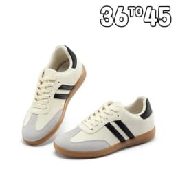 Women's Fashion Tennis Sneakers Flats Lace-up Vulcanized Shoes Autumn Outdoor Trainers Student Board Footwear