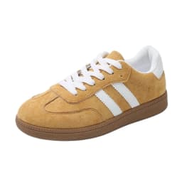 Women's Fashion Tennis Sneakers Flats Lace-up Vulcanized Shoes Autumn Outdoor Trainers Student Board Footwear